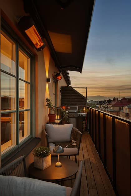 Balkong eller utsiktsbild