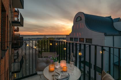 Balkong eller utsiktsbild