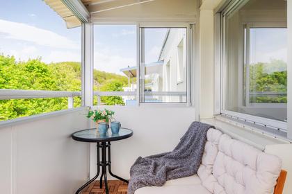 Balkong eller utsiktsbild