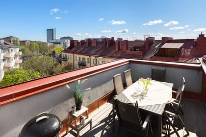 Balkong eller utsiktsbild