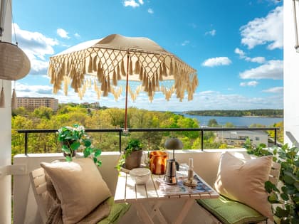 Balkong eller utsiktsbild