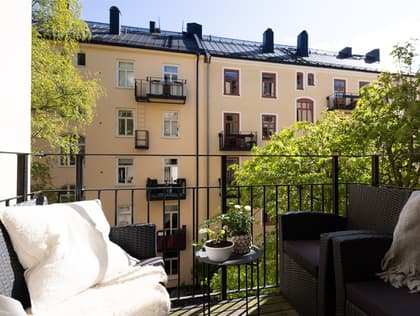 Balkong eller utsiktsbild