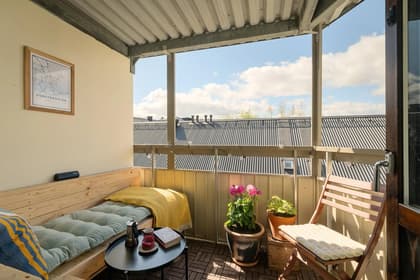 Balkong eller utsiktsbild