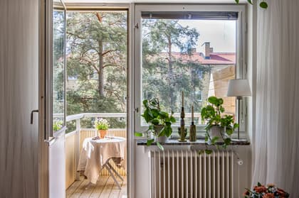 Balkong eller utsiktsbild