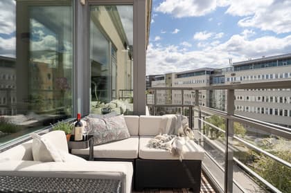 Balkong eller utsiktsbild