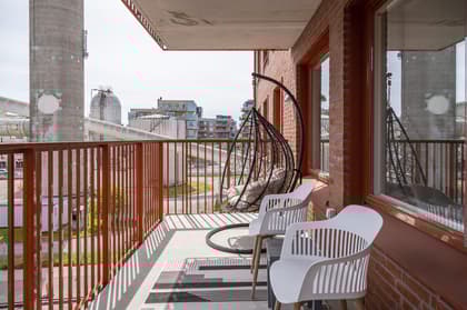 Balkong eller utsiktsbild