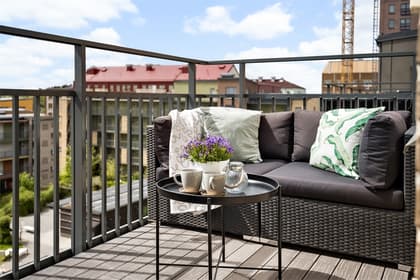 Balkong eller utsiktsbild