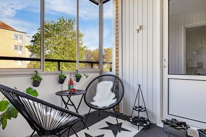 Balkong eller utsiktsbild