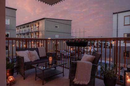 Balkong eller utsiktsbild