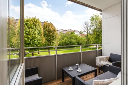 Balkong eller utsiktsbild