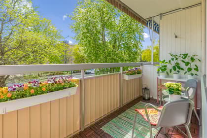 Balkong eller utsiktsbild