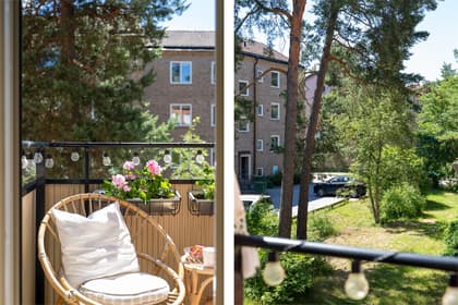 Balkong eller utsiktsbild