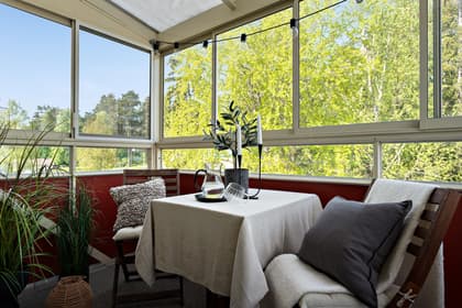 Balkong eller utsiktsbild