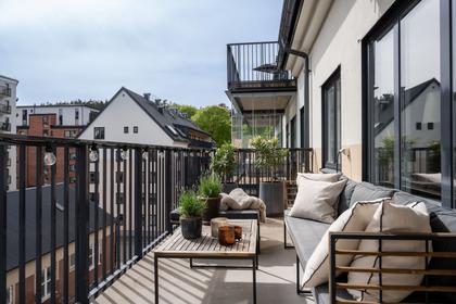 Balkong eller utsiktsbild