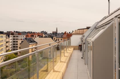 Balkong eller utsiktsbild