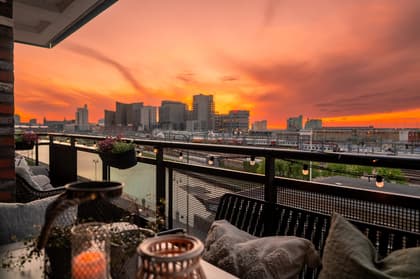 Balkong eller utsiktsbild