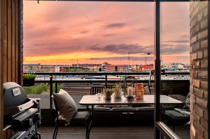 Balkong eller utsiktsbild