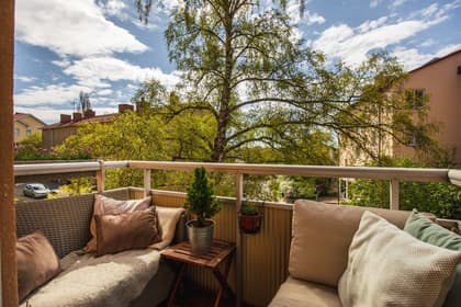 Balkong eller utsiktsbild