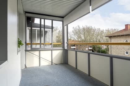 Balkong eller utsiktsbild