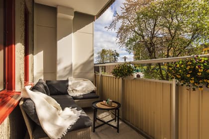 Balkong eller utsiktsbild