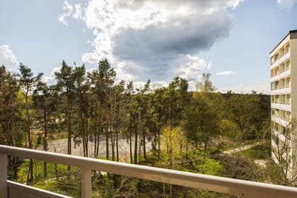 Balkong eller utsiktsbild