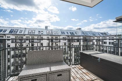 Balkong eller utsiktsbild