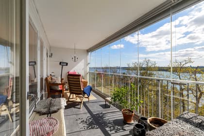 Balkong eller utsiktsbild