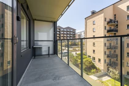 Balkong eller utsiktsbild