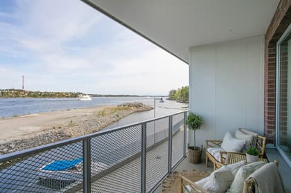 Balkong eller utsiktsbild