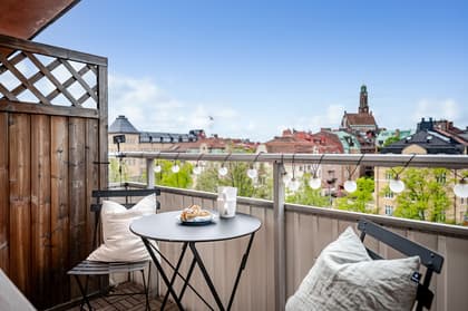 Balkong eller utsiktsbild