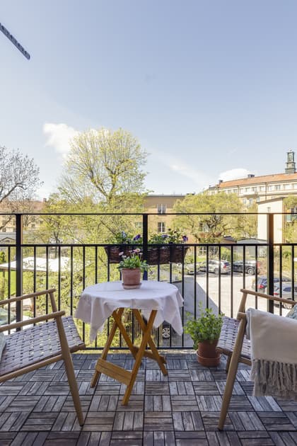 Balkong eller utsiktsbild