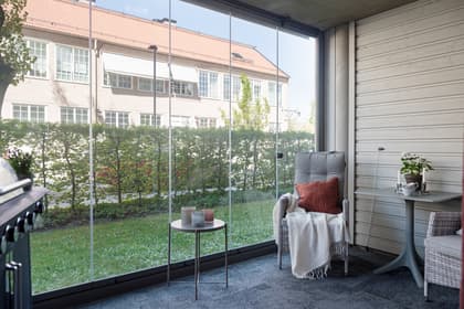 Balkong eller utsiktsbild