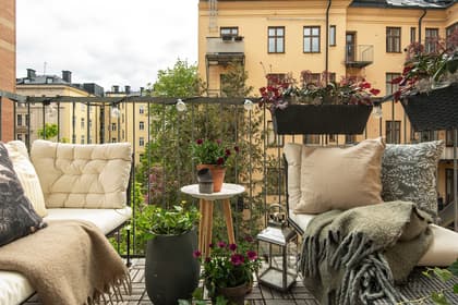 Balkong eller utsiktsbild