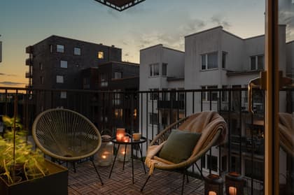 Balkong eller utsiktsbild