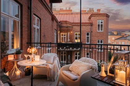 Balkong eller utsiktsbild