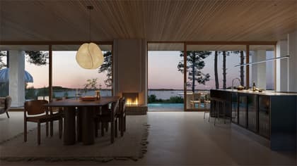 Balkong eller utsiktsbild