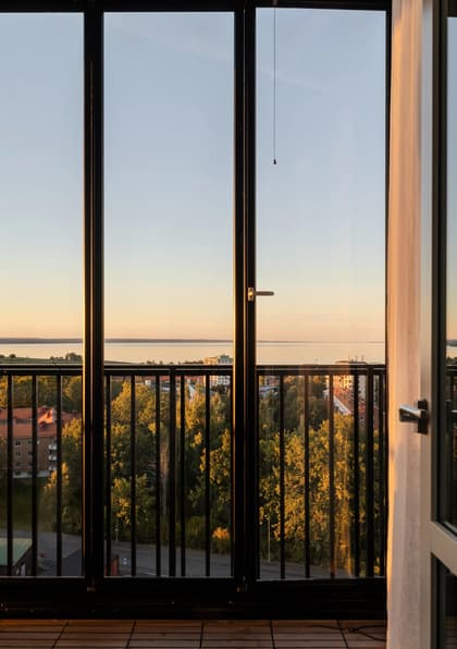 Balkong eller utsiktsbild