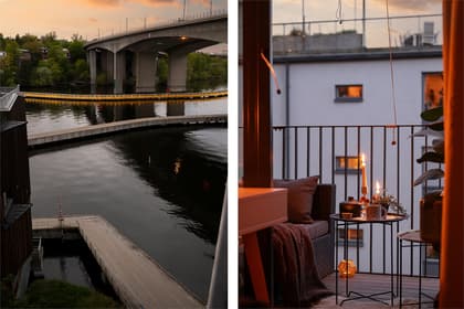 Balkong eller utsiktsbild