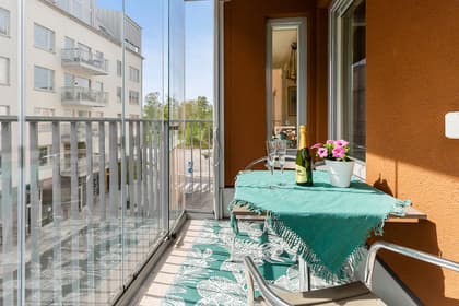 Balkong eller utsiktsbild