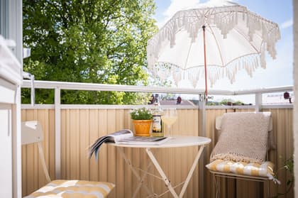 Balkong eller utsiktsbild