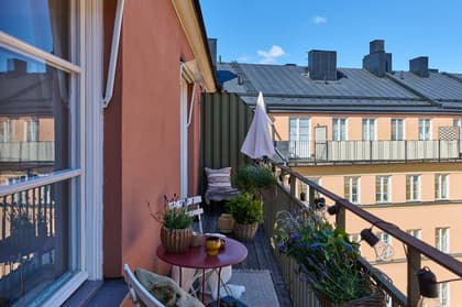 Balkong eller utsiktsbild