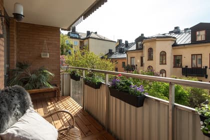 Balkong eller utsiktsbild