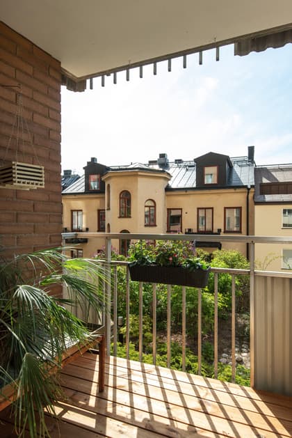 Balkong eller utsiktsbild