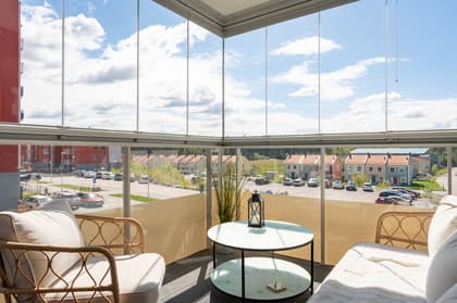 Balkong eller utsiktsbild