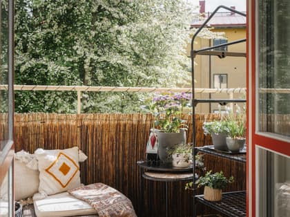 Balkong eller utsiktsbild