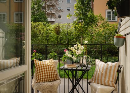 Balkong eller utsiktsbild