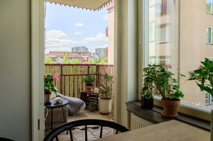 Balkong eller utsiktsbild