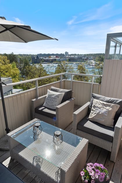 Balkong eller utsiktsbild