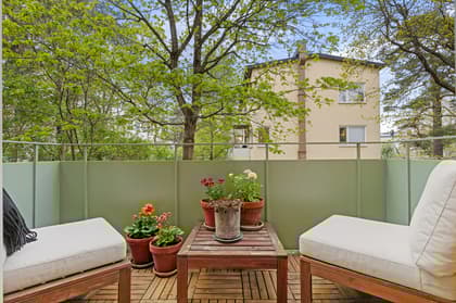 Balkong eller utsiktsbild