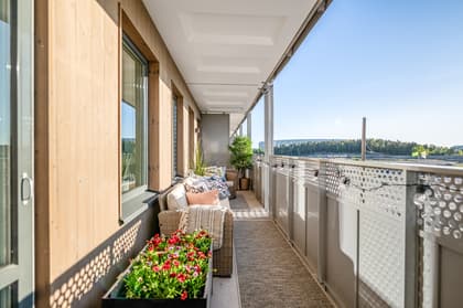 Balkong eller utsiktsbild